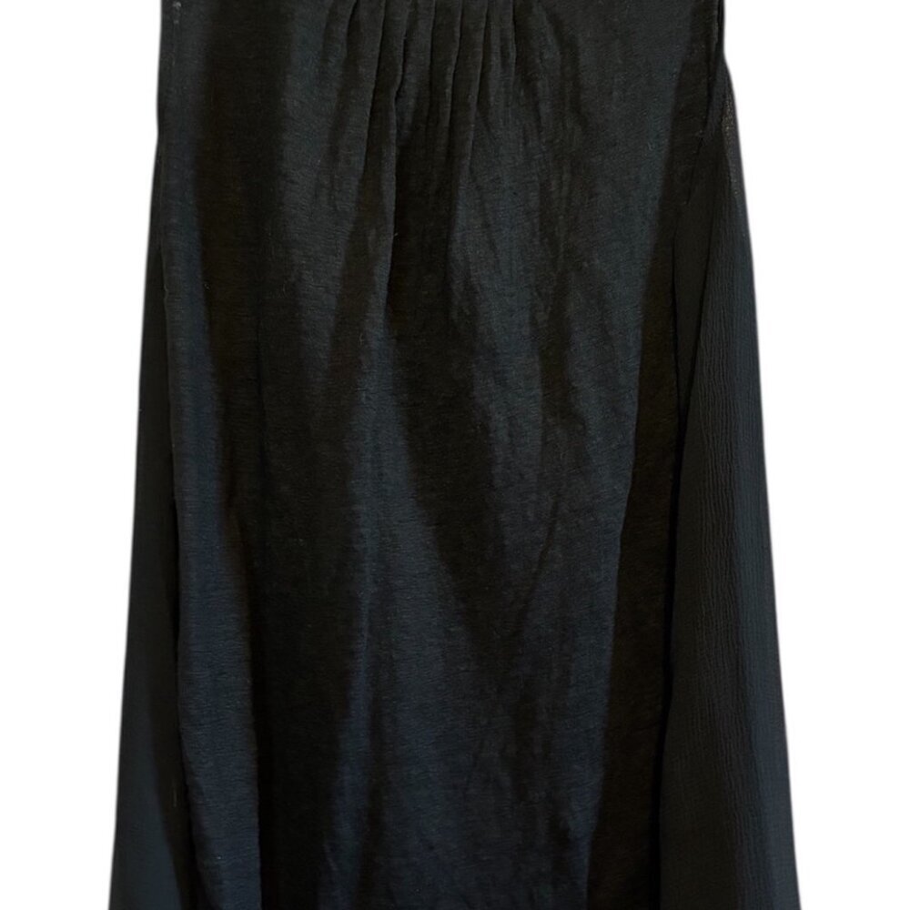 Merona Black Sleeveless Dress Tank Top Office Casual Size Medium - Picture 3 of 4
